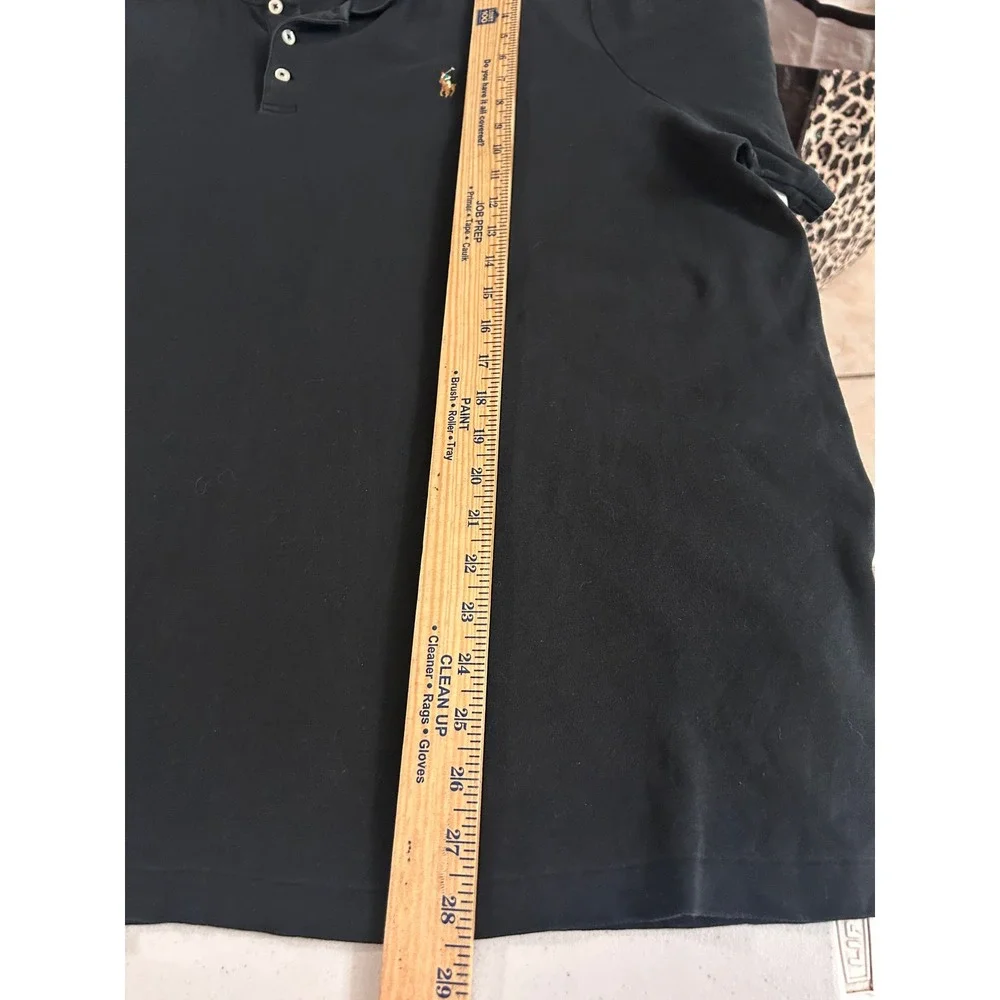 XXL Polo Ralph Lauren Mens Classic Fit Short Sleeve Polo Shirt Black Pony Logo